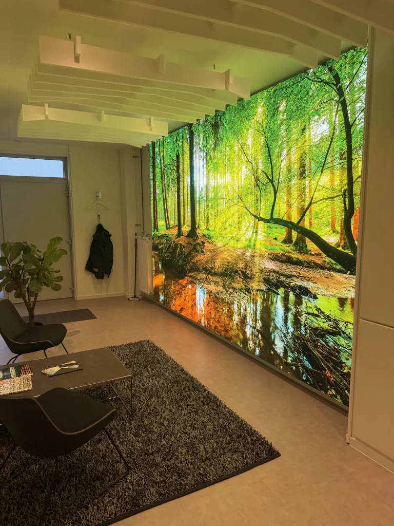 Akustikbild mit Beleuchtung