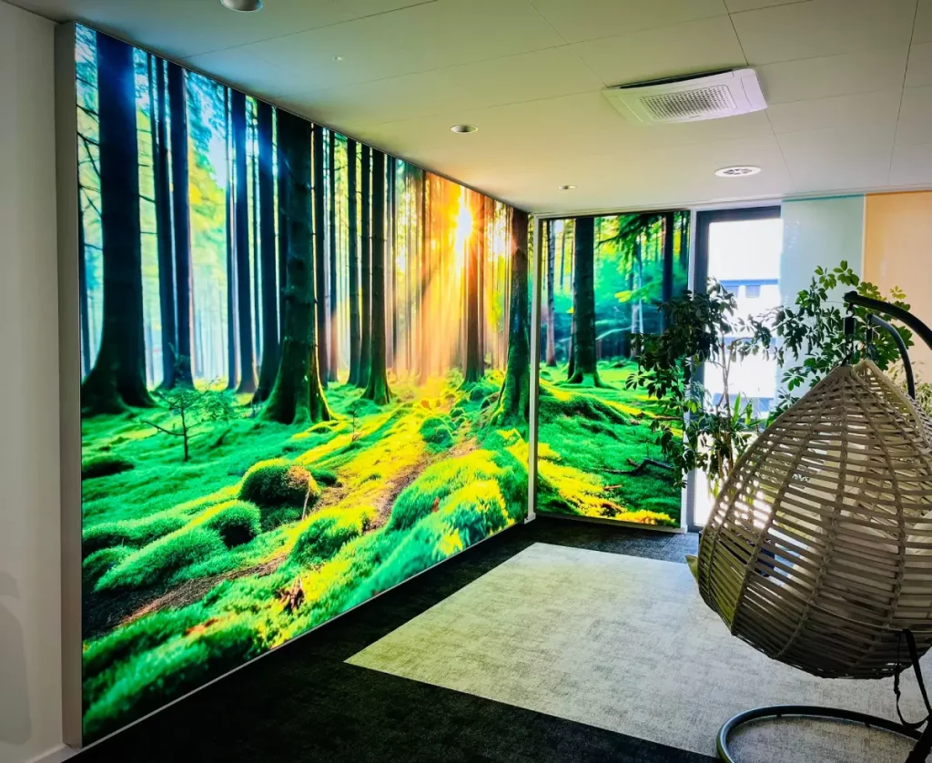 Akustikbild mit Beleuchtung